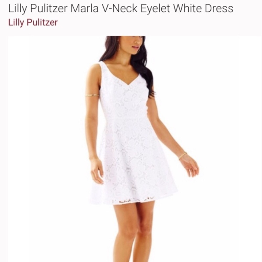 White Lace Lilly Pulitzer Dress